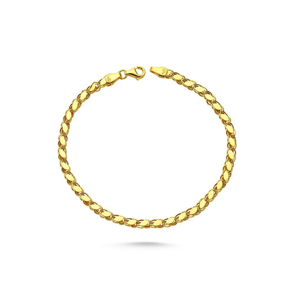 Pullu Zincir Bileklik 19 Cm